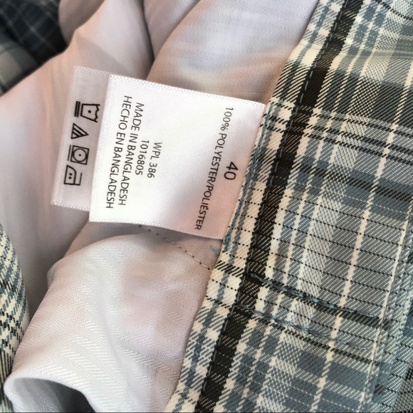 EUC Haggar Plaid Shorts w/ Expandable Waist 40x9.5 - Picture 6 of 6